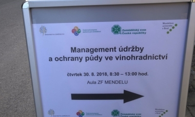 Workshop Management údržby a ochrany půdy ve vinohradnictví, 30.8.2018
